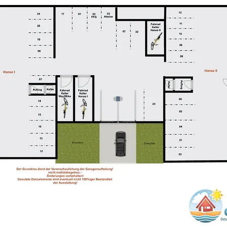 Hanseresidenz I Whg 19 شقة